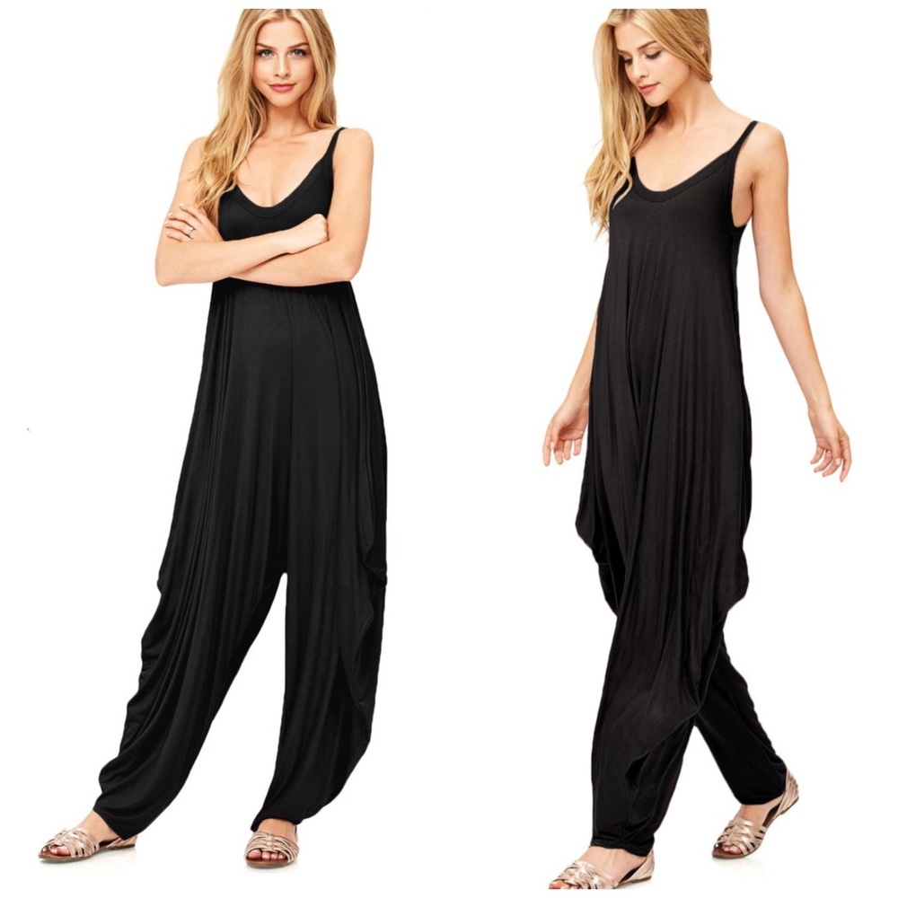 🆕Manawa Comfy Black Jumpsuit